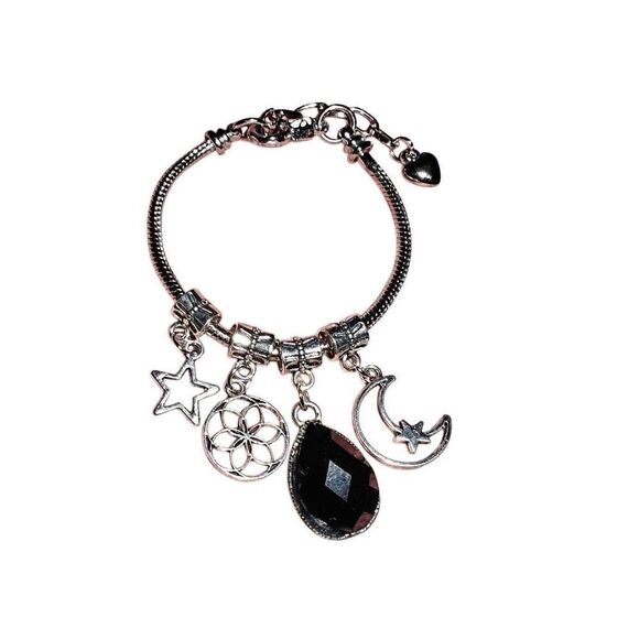 Silver Witchycore Celestial Charm Bracelet - Picture 1 of 3